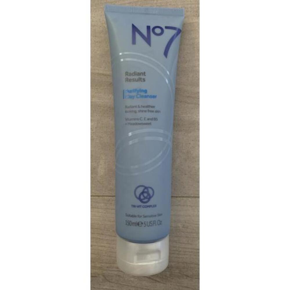 NEW No 7 Radiant Results Purifying Clay Cleanser Clay Vitamins 5 fl oz sealed